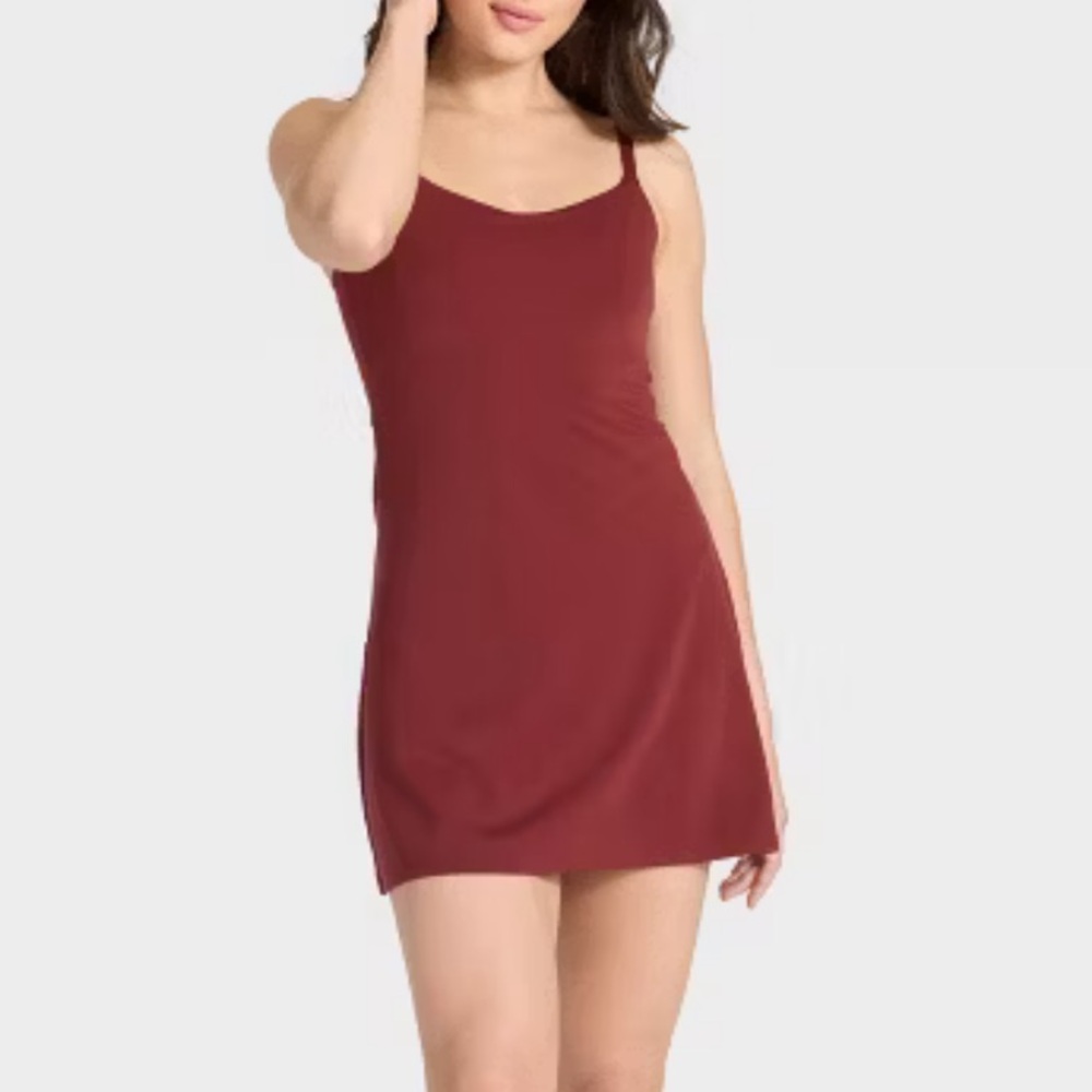 NWT Women's Knit Ruched Active Dress - All In Motion